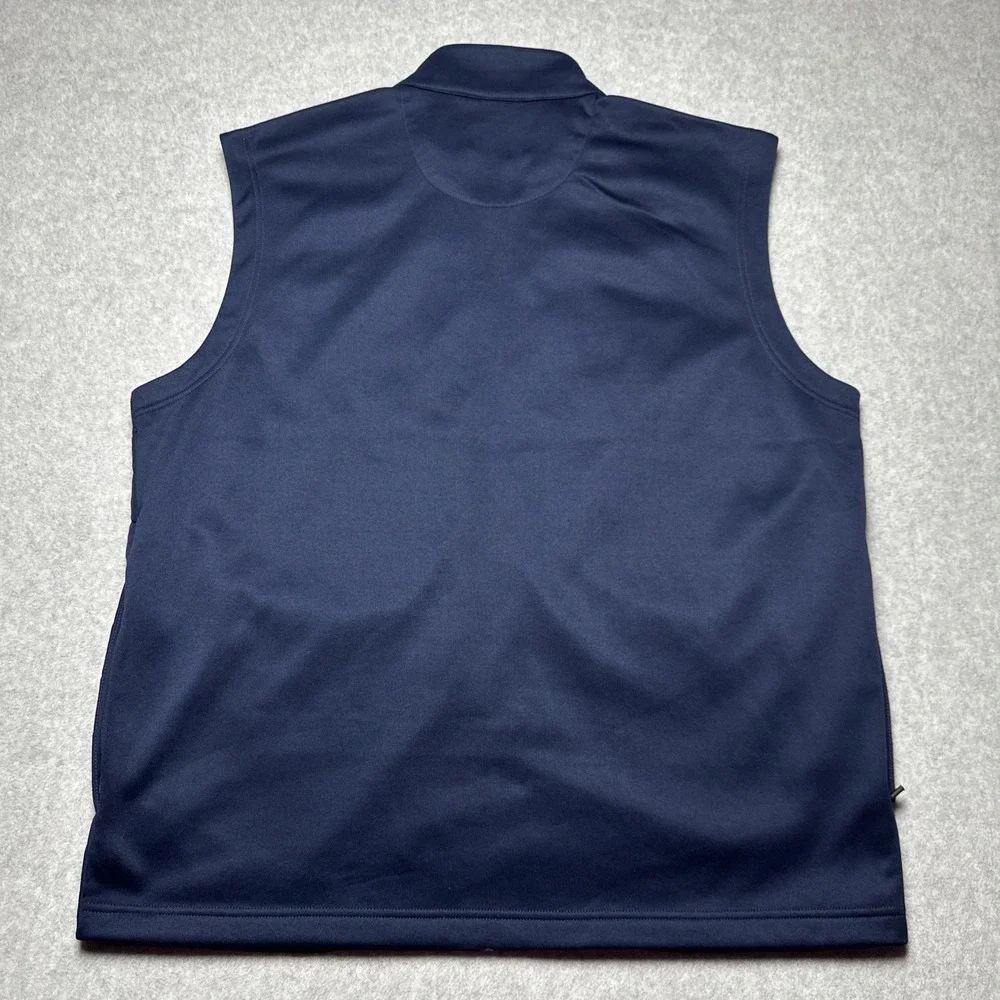 Callaway Quilted Full Zip Puffer Golf  Vest Men's Size XL Navy Blue NWT